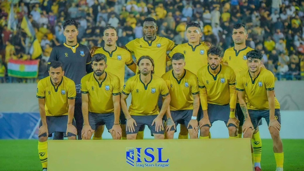 أربيل يتفوق على الكرمة بهدفين لهدف في دوري نجوم العراق