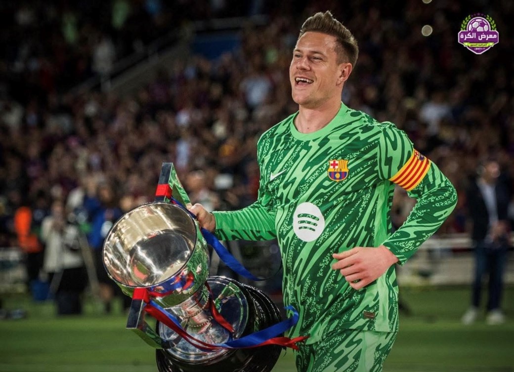 شتيغن: جاهز للموسم القادم وطموحي حصد المزيد من الألقاب