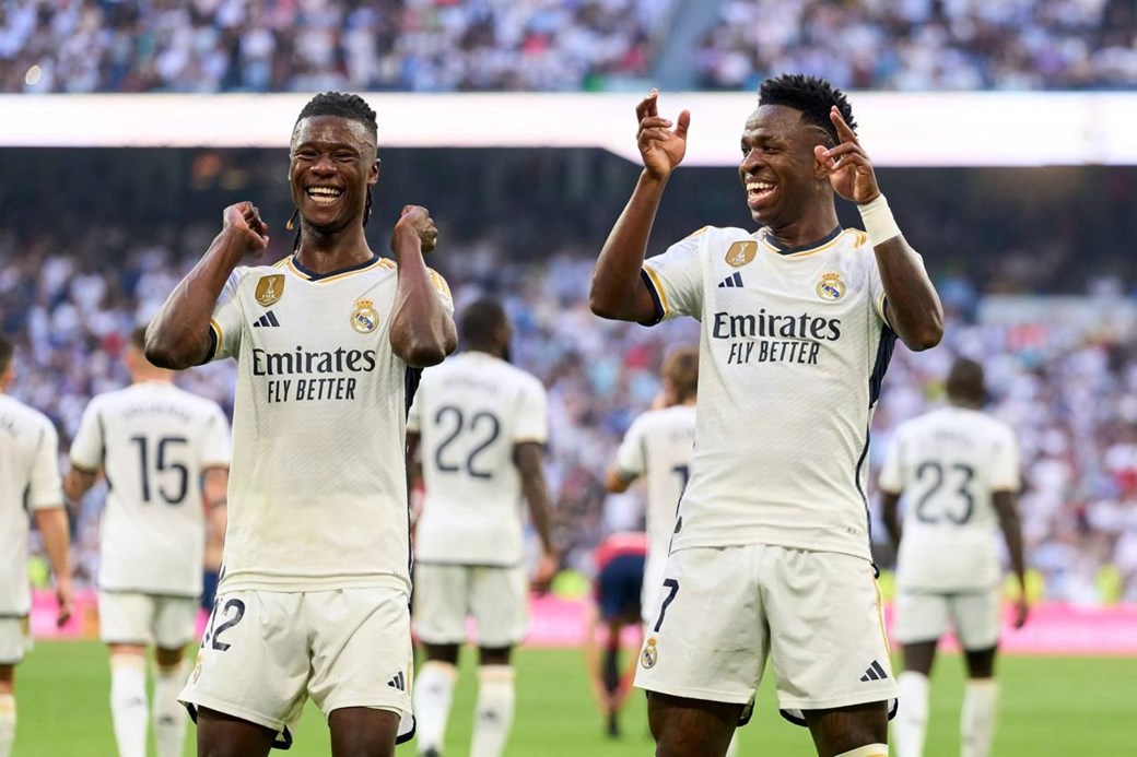 إدواردو كامافينجا يتطلع إلى رقم زميله في ريال مدريد