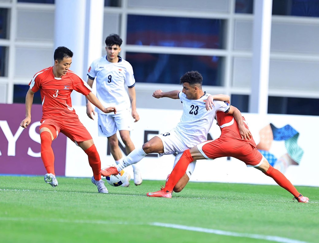 منتخب الشباب يتعادل امام كوريا الشمالية