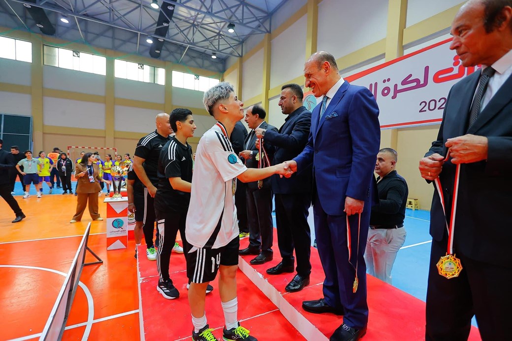 الزوراء بطلاً لدوري السيدات لكرة الصالات