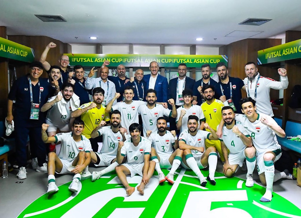 العراق يسحق السعودية في كأس آسيا للصالات بانكوك