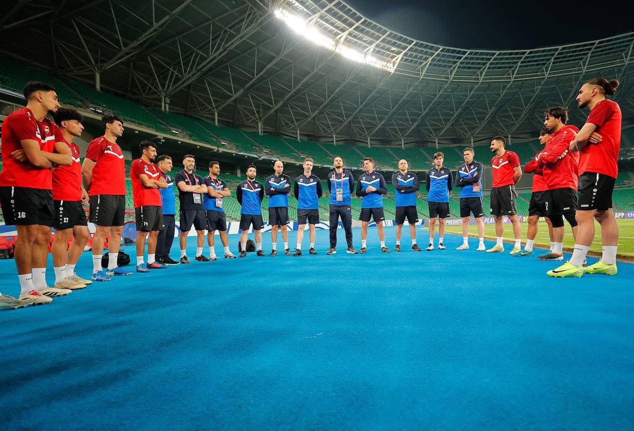 منتخبنا الوطني ينهي تحضيراته لمواجهة الكويت