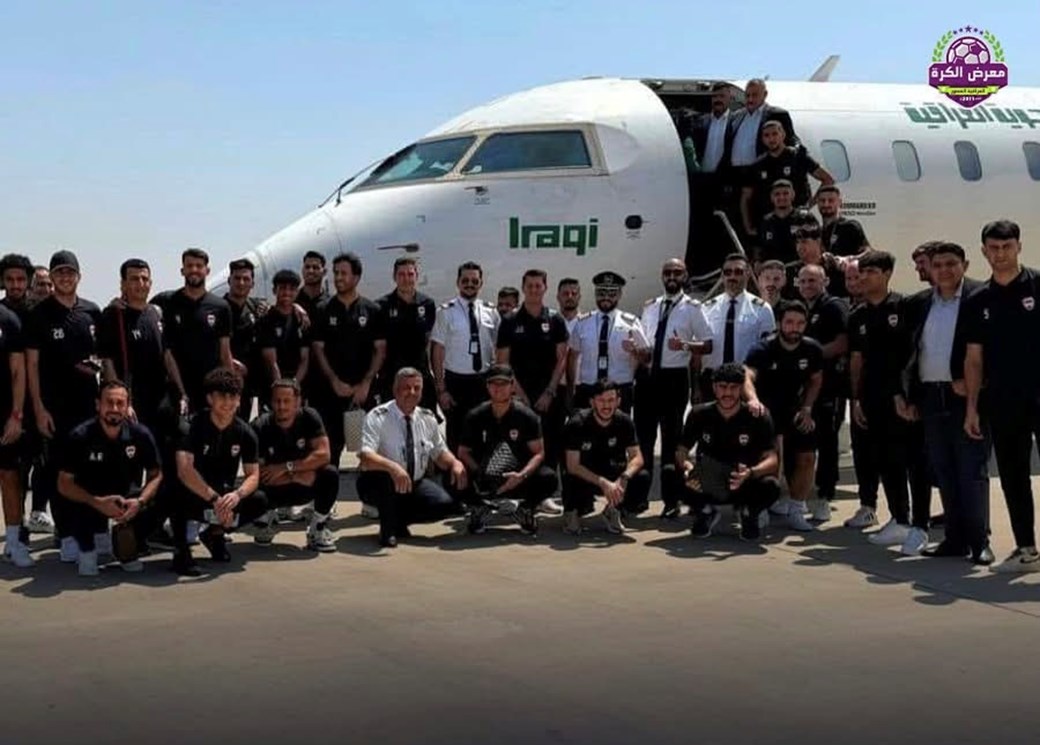طائرة خاصة تقل وفد منتخبنا الوطني إلى عمّان استعدادًا لمواجهة الأردن في تصفيات كأس العالم