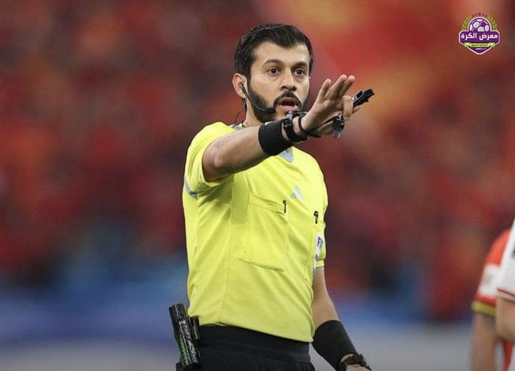 طاقم تحكيم اماراتي يقود مواجهة منتخبنا امام الاردن