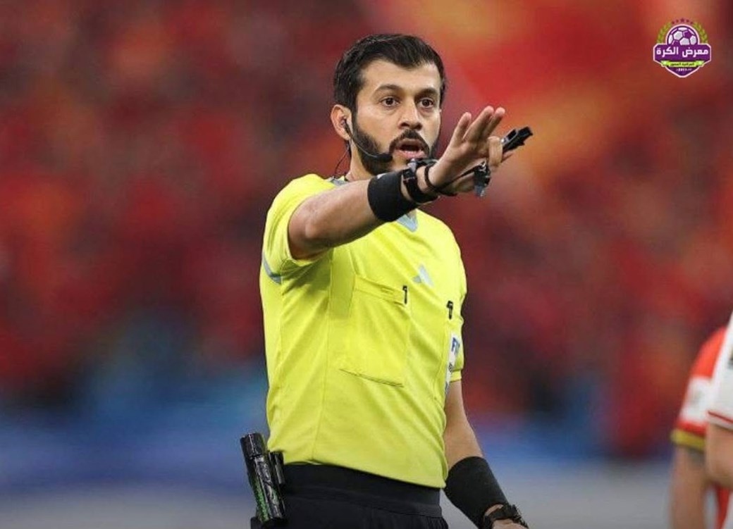 طاقم تحكيم اماراتي يقود مواجهة منتخبنا امام الاردن