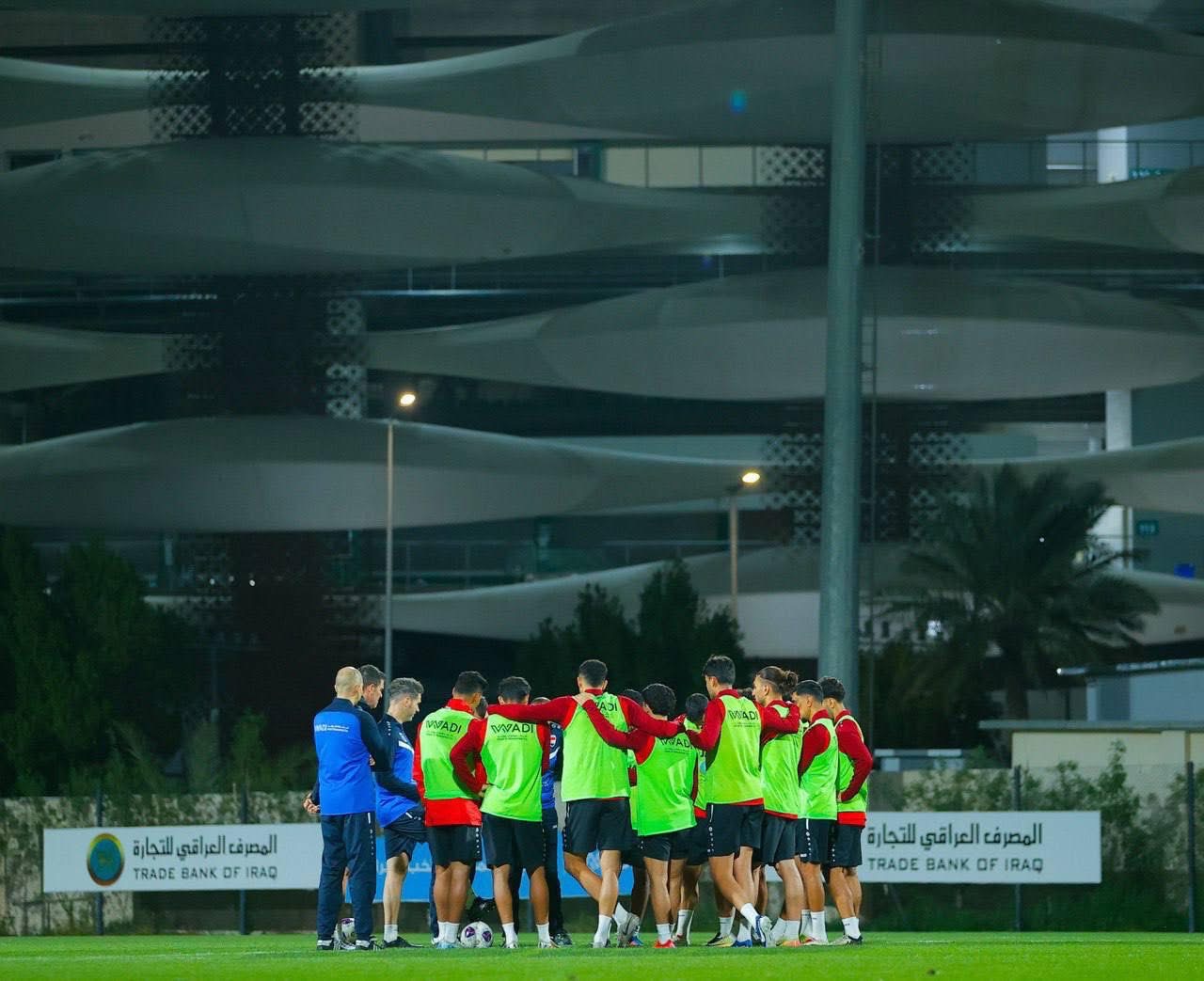 المنتخب الوطني يكثف تدريباته قبل مواجهة فلسطين