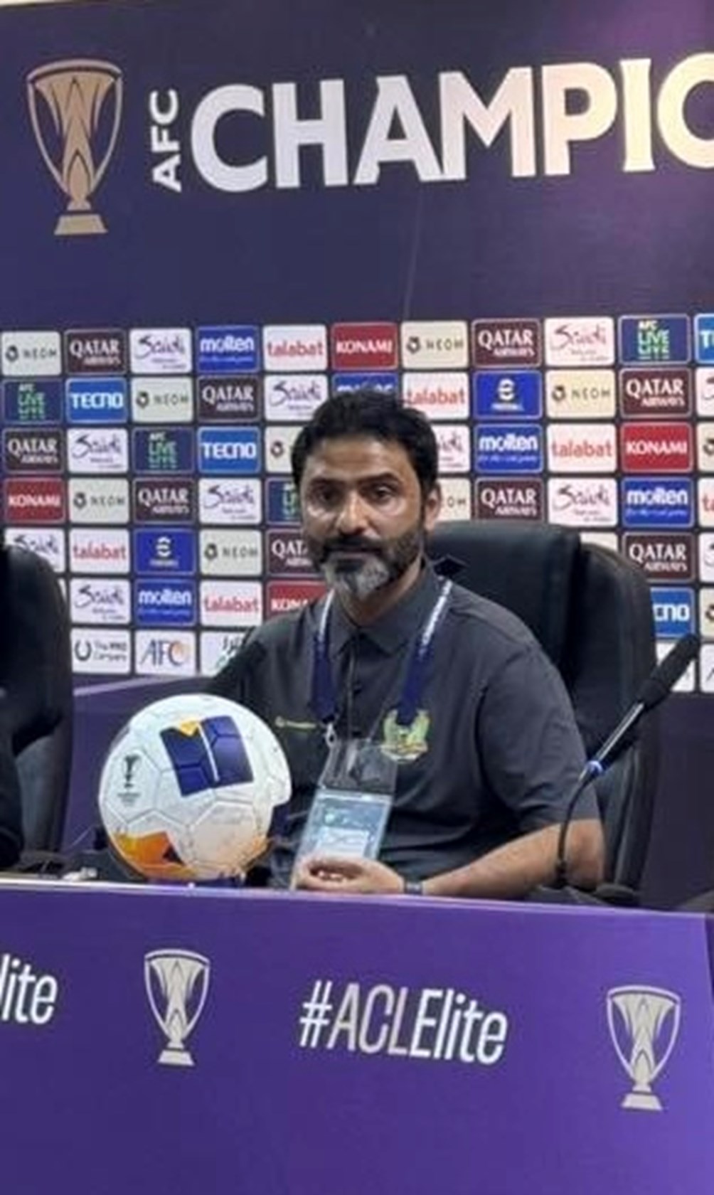 احمد صلاح: جاهزون لمواجهة النصر ومباراة الغد هي خطوه لرفع الحضر نهائياً عن بغداد