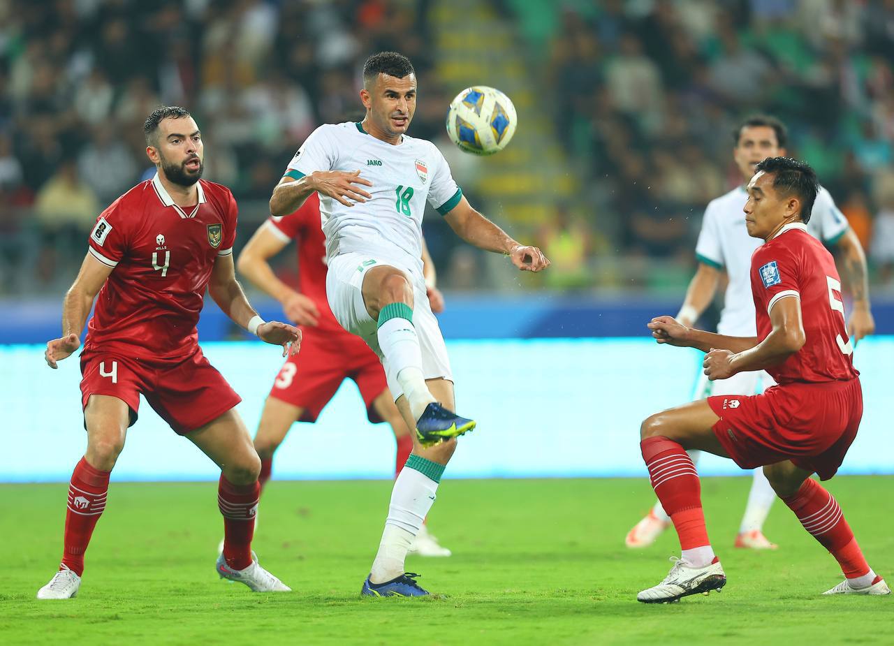 قبل مواجهة المنتخب الإندونيسي .. أسود الرافدين لا تعرف الخسارة أمامهم