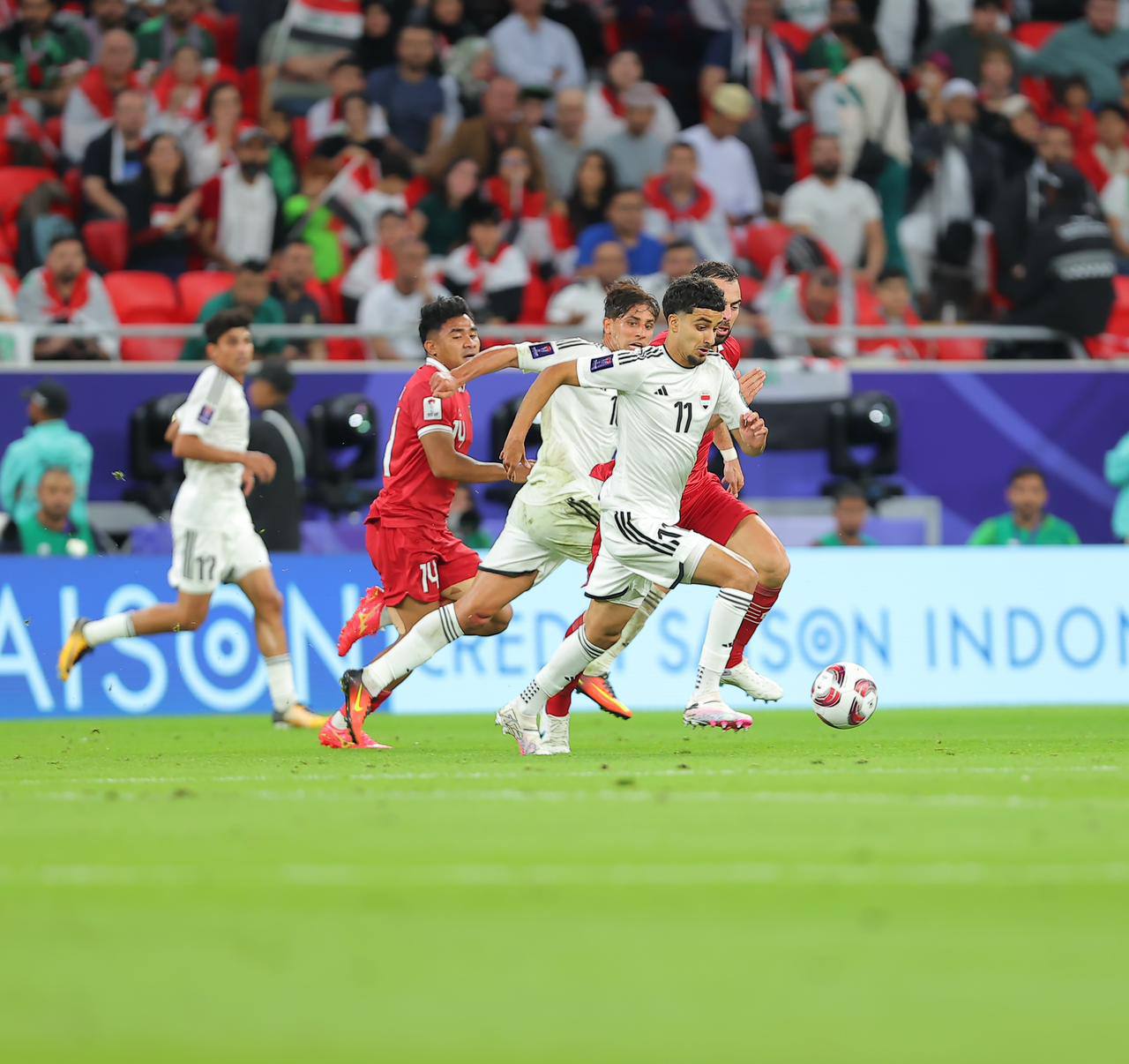 قبل مواجهة المنتخب الإندونيسي .. أسود الرافدين لا تعرف الخسارة أمامهم